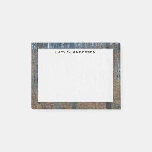 Post-it® Monogramme Gustav Klimt, Beech Grove 1 (Devant)