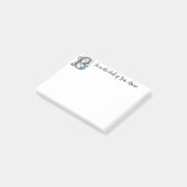 Post-it® Monogramme lunaire B (Incliné)