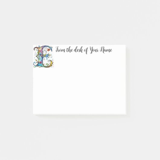 Post-it® Monogramme lunaire E (Devant)