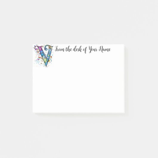 Post-it® Monogramme lunaire V (Devant)