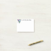 Post-it® Monogramme lunaire V (Sur un bureau)