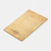 Post-it® Monogramme manuscrit Élégant Modèle classique (Incliné)