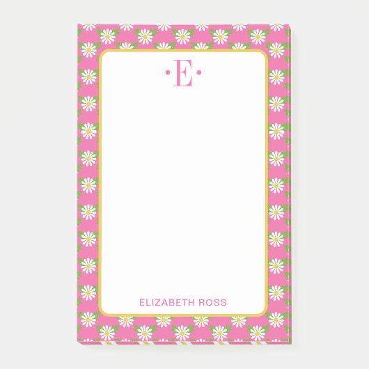 Post-it® Monogramme Marguerite (Devant)