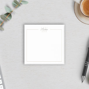 Post-it® Monogramme Minimaliste Moderne
