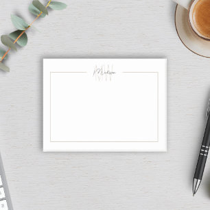 Post-it® Monogramme minimaliste moderne