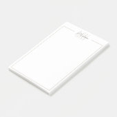 Post-it® Monogramme minimaliste moderne (Incliné)
