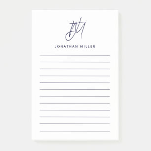 Post-it® Monogramme minimaliste moderne
