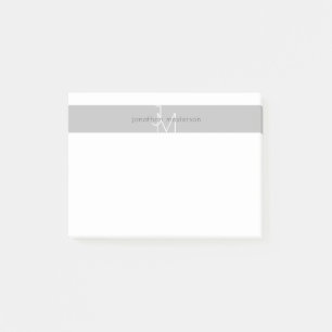 Post-it® Monogramme minimaliste moderne professionnel