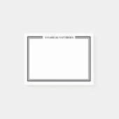 Post-it® Monogramme Minimaliste Simple (Devant)