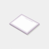 Post-it® Monogramme Minimaliste Violet (Incliné)