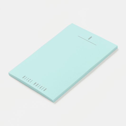 Post-it® monogramme moderne (Incliné)