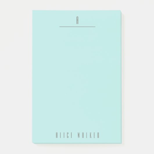 Post-it® monogramme moderne (Devant)