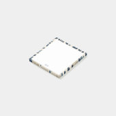 Post-it® Monogramme Moderne Bleu Poussiéreux (Incliné)
