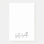 Post-it® Monogramme moderne minimaliste manuscrit Script (Devant)