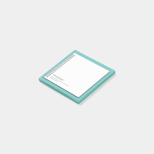 Post-it® Monogramme Monogramme Monogramme Post-It Faux tend (Incliné)