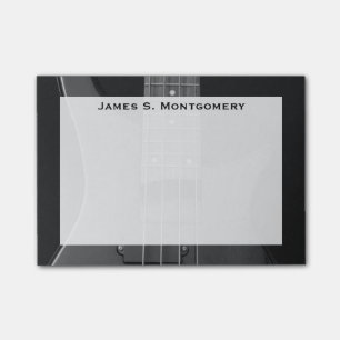 Post-it® Monogramme Music Electric Bass Guitare