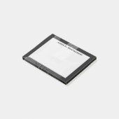 Post-it® Monogramme Musique basse électrique guitare (Incliné)