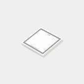 Post-it® Monogramme noir blanc (Incliné)