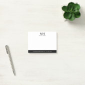 Post-it® Monogrammé Noir pour Hommes (Bureau)