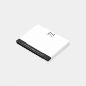 Post-it® Monogrammé Noir pour Hommes (Incliné)