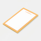 Post-it® Monogramme personnalisé avec initiales de nom mode (Incliné)