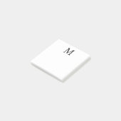 Post-it® Monogramme personnalisé et notes post-it de nom (Incliné)