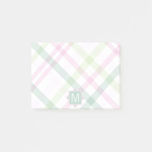 Post-it® Monogramme Preppy Plaid