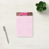 Post-it® Monogramme Rose Abstrait Forest World (Bureau)