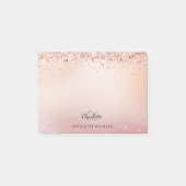 Post-it® Monogramme rose pâle rose (Devant)