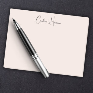 Post-it® Monogramme rose rose rose moderne minimaliste fémi
