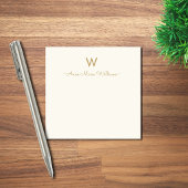 Post-it® Monogramme Script Or Moderne