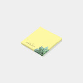 Post-it® Monogramme Succulent botanique Désert Jaune (Incliné)