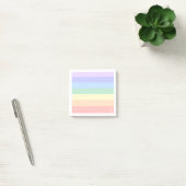 Post-it® Monogramme sur Pastel Arc-en-ciel et cadre blanc (Bureau)