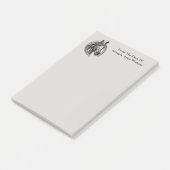 Post-it® Monogramme Vintage du cheval (Incliné)