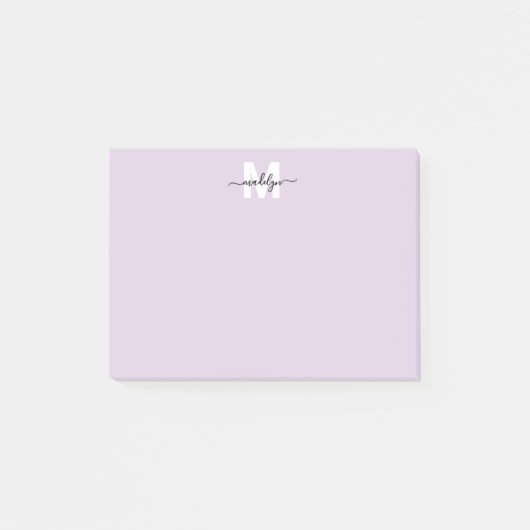 Post-it® Monogramme Violet (Devant)