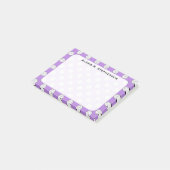Post-it® Monogramme Volleyball Balls Lavande violette (Incliné)