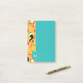 Post-it® Monogrammed Boldy Colored Abstract (Sur un bureau)