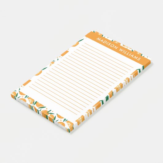 Post-it® monogrammed, nom, (Incliné)