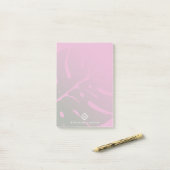 Post-it® Monographie à dégradé doux Monographie Tropicale M (Sur un bureau)