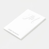 Post-it® Monographie d'écriture simple et moderne tendance (Incliné)