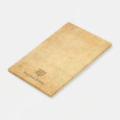 Post-it® Monographie Élégante de calligraphie Modèle nostal (Incliné)
