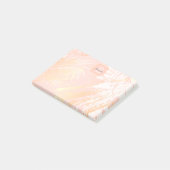 Post-it® Monographie feuille de palme d'or rose (Incliné)