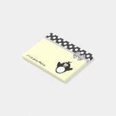 Post-it® Monographie pois de pingouin mignon (Incliné)