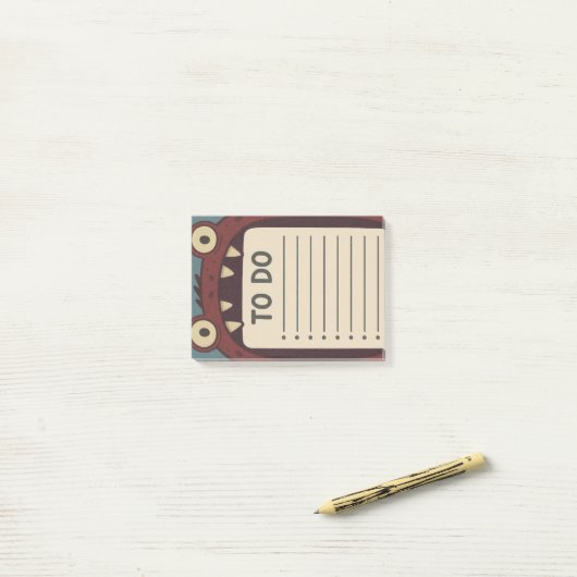 Post-it® Monster Pad To Do List (Sur un bureau)