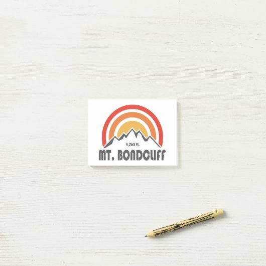 Post-it® Mont Bondcliff New Hampshire (Sur un bureau)