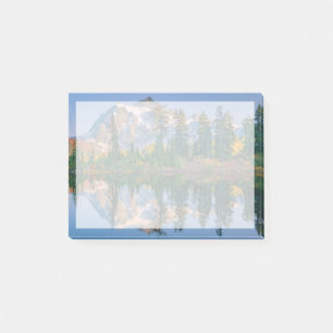Post-it® Mont Shuksan reflété dans le lac Reflection