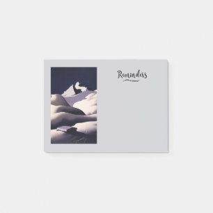 Post-it® Montagnes et collines de neige en hiver Rappels