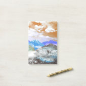 Post-it® Montagnes (montage photo) 2 (Sur un bureau)