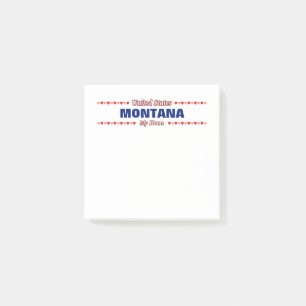 Post-it® MONTANA - Ma patrie - États-Unis;Coeurs