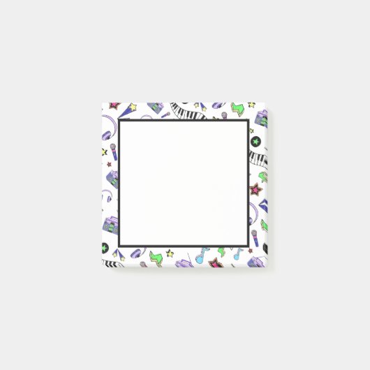 Post-it® Montez la musique (Devant)